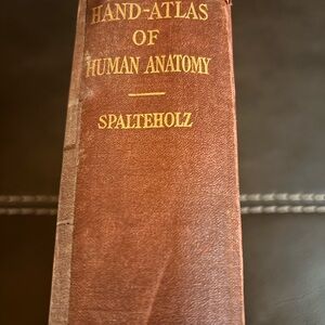 Hand-Atlas of Human Anatomy Book by Werner Spalteholz VTG